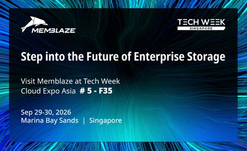 Memblaze Will Showcase PBlaze Enterprise SSDs at Tech Week Singapore 2026