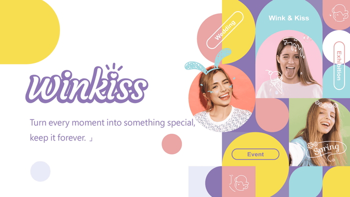 WebAR Photo Filter Platform for Event Marketing - winkiss