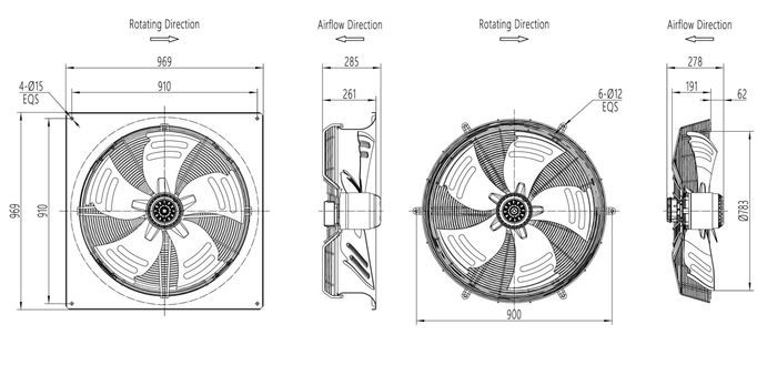 AC 800mm Axial Fan