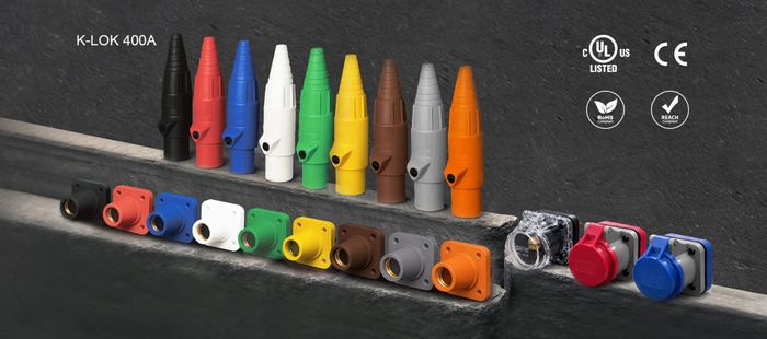 K-LOK 400A Cam-Type Connectors for Data Center Backup Power & Generators