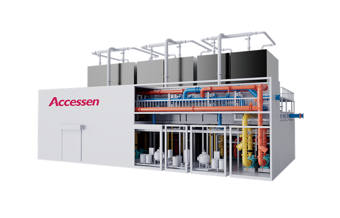 Outdoor Prefabricated Integrated Cooling Station AIS