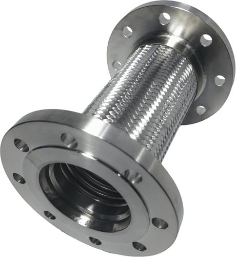 Flange connection metal hose