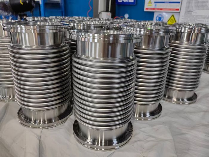 ISO-K flange connection vacuum bellows