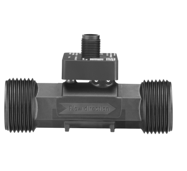 Vortex flow sensor-threaded connection/plastic