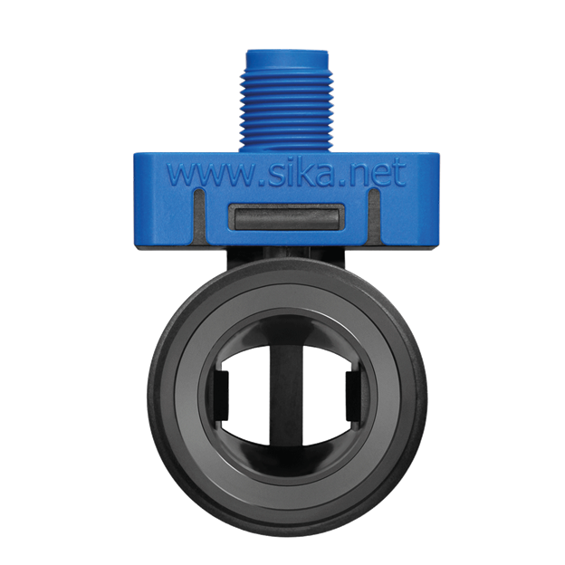 Vortex flow sensor-threaded connection/plastic