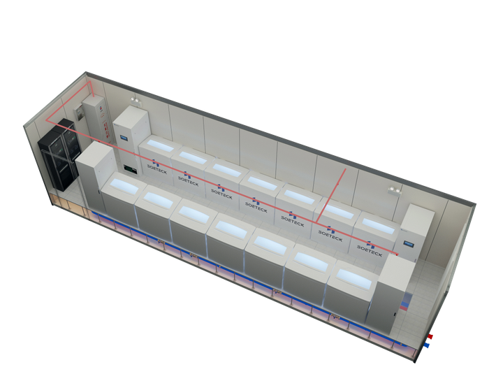 Liquid-Cooled Micro-Module Model