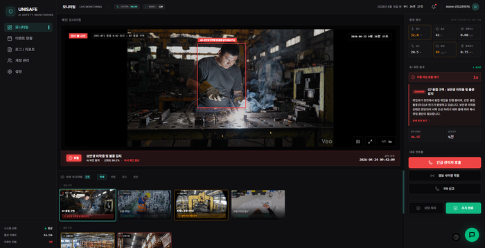 UNISAFE — AI-Powered Industrial Safety Monitoring