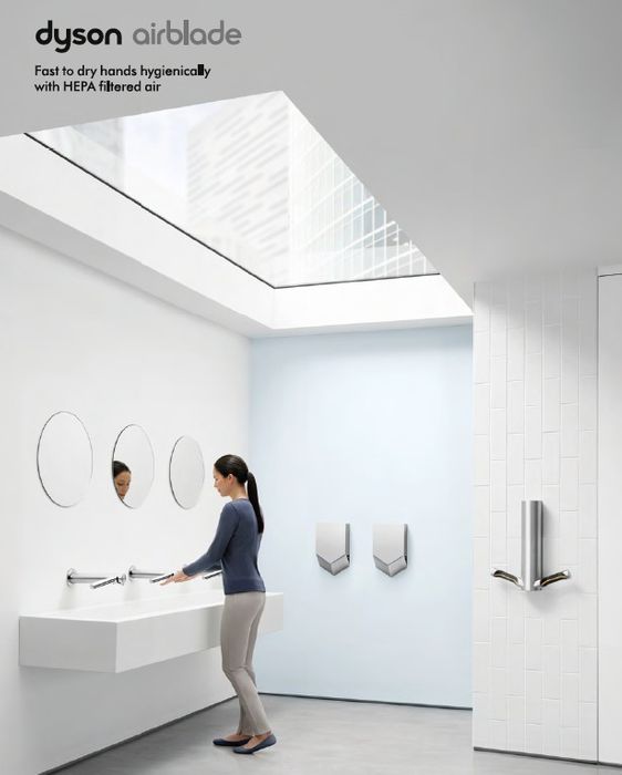 Dyson Airblade for energy reduction in washrooms