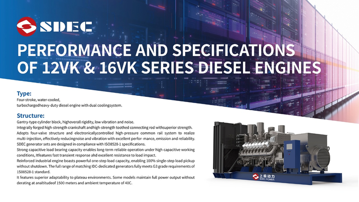 16VK SERIES DIESEL ENGINES