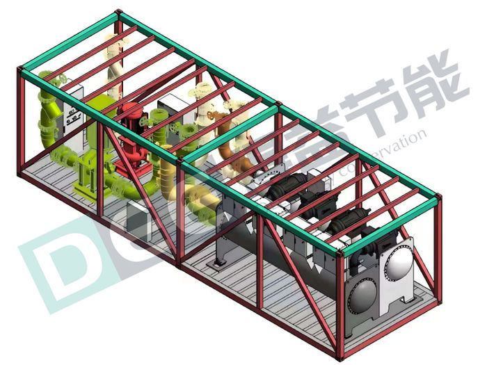 Standardized High-efficiency Integrated Cooling Station Skid Module