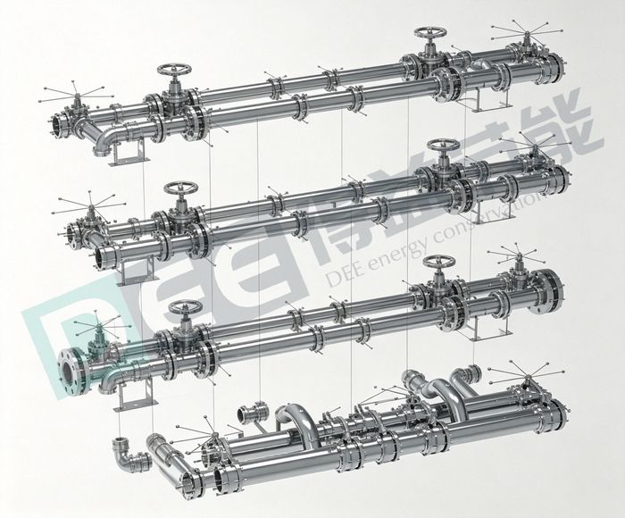 Factory Prefabricated Complete Liquid Cooling Pipe Network System
