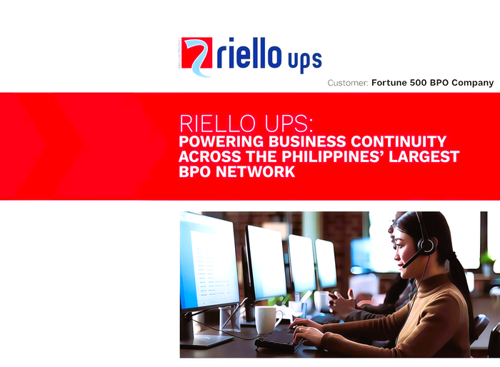 RIELLO UPS: POWERING BUSINESS CONTINUITY ACROSS THE PHILIPPINES’ LARGEST BPO NETWORK