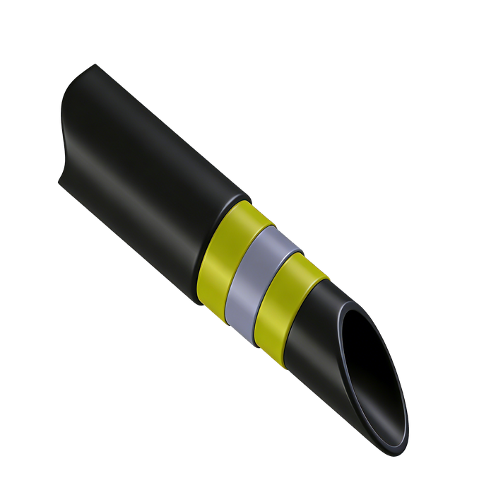 Five-layer composite liquid cooling hose