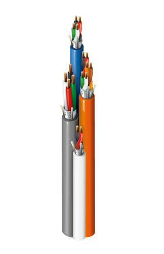 Banana Peel® plenum-rated (CMP) composite access control cable