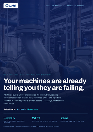 VIBESHIELD Predictive Maintenance Vibration Monitoring