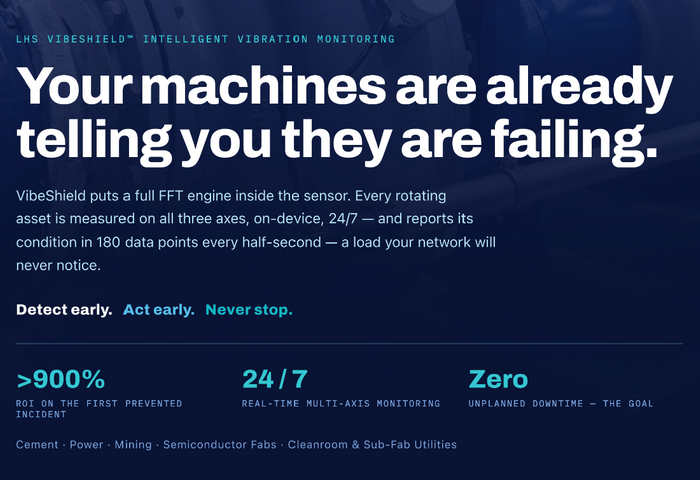 Vibration Monitoring For Predictive Maintenance