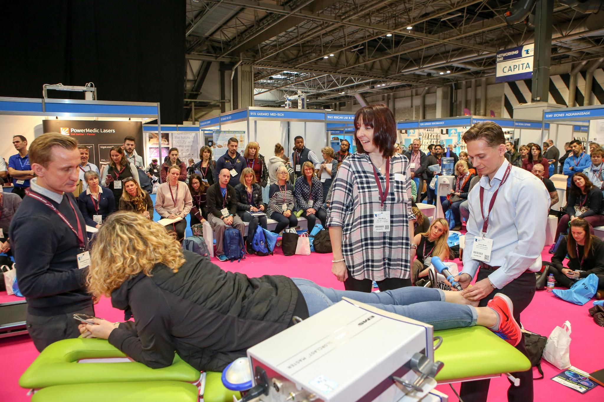 Electro-Magnetic Stimulation Demonstrations