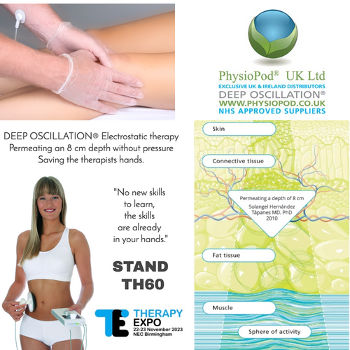 PhysioPod® UK to Showcase DEEP OSCILLATION® Therapy at Therapy Expo 2023