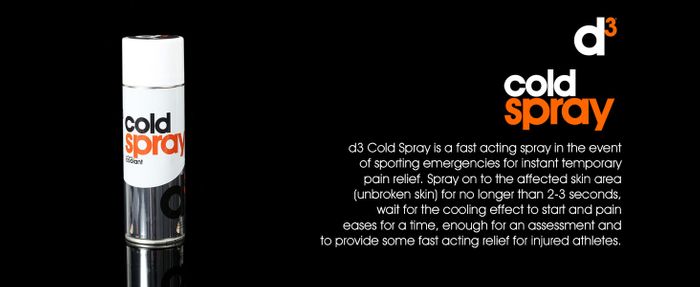 d3 Cold Spray — Instant Cooling Relief for Acute Injuries