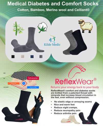 ReflexWear® diabetes socks and stockings
