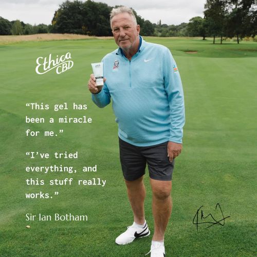 Sir Ian Botham - Another Miraculous Comeback - CBD Sports Gel