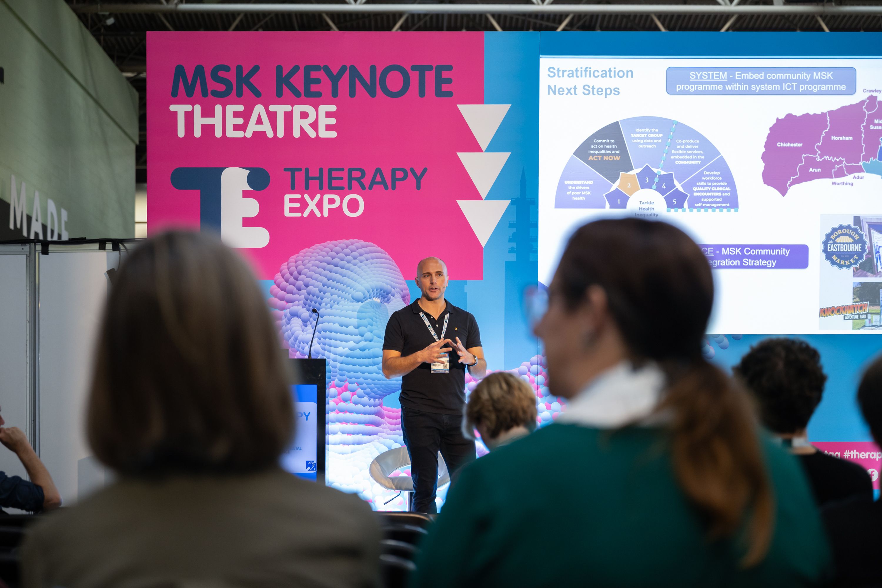 A live session at the MSK Keynote Theatre