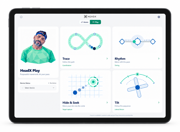 HeadX launches Play, bringing interactive movement activities to HeadX Duo