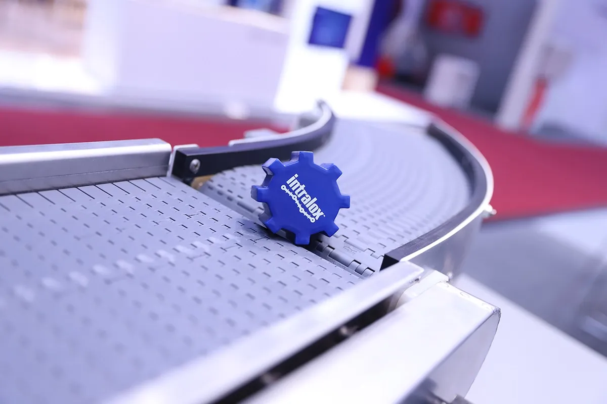 Photo shows a close up of a product on display at Tire Technology Expo
