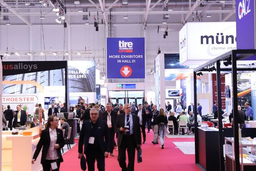 Tire Technology Expo show floor