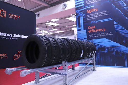 Tire Technology Expo products on display