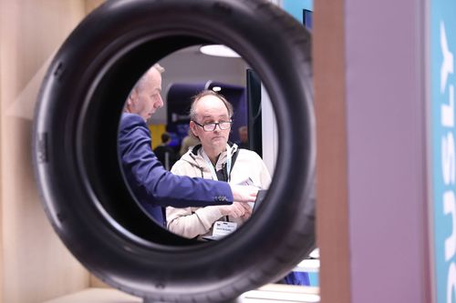 Tire Technology Expo products on display
