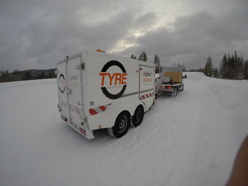 Testing services for tyre modelling and characterization in winter conditions