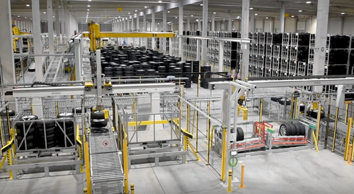 Güdel Just-in-time, sequenced delivery, palletizing – Wheel assembling plant