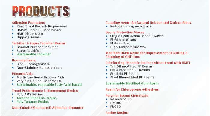 House of Specialty Rubber Chemicals