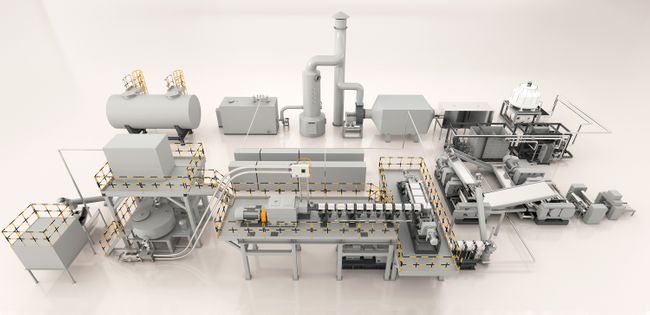 Devulcanization of Waste Tire Rubber by Multi-stage Screw Extruders