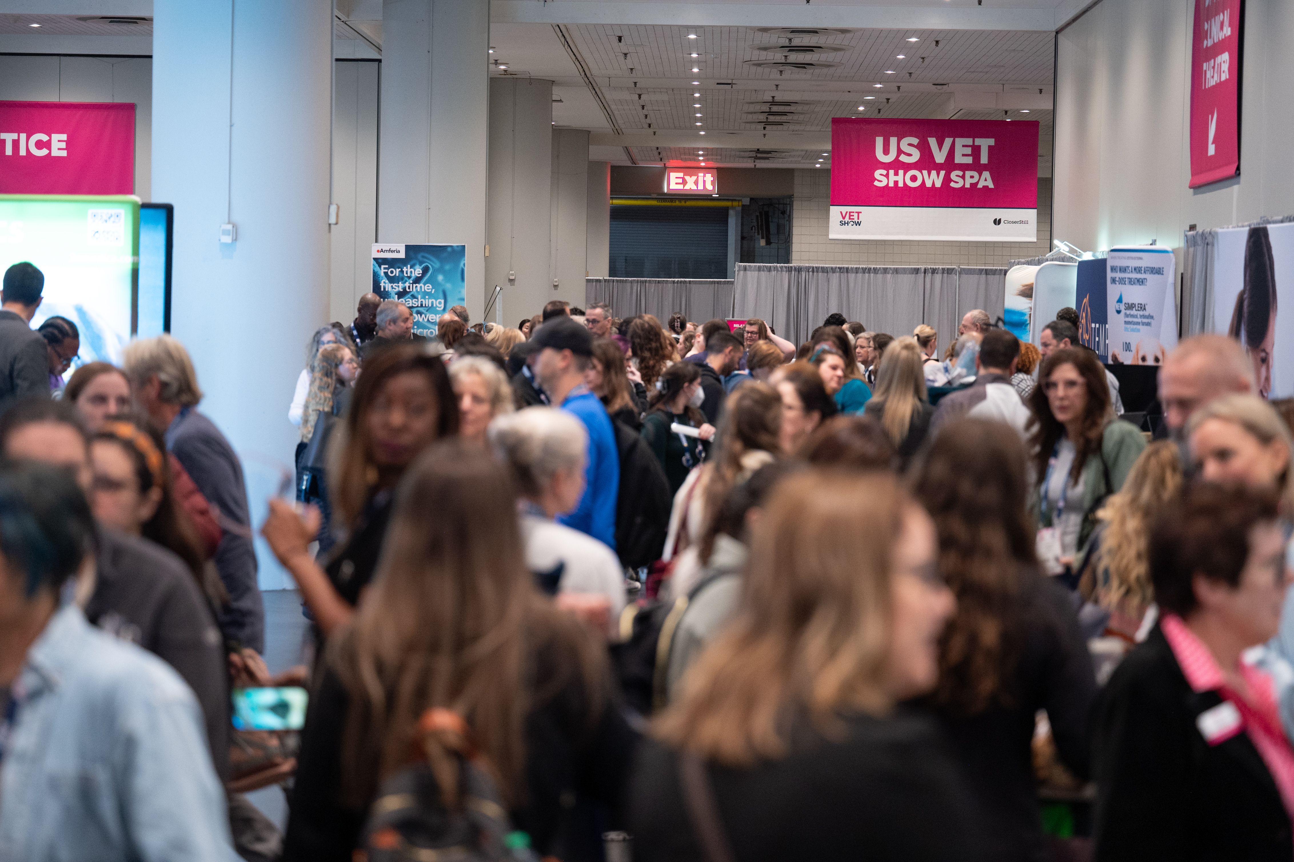 Conference rooms are right off the show floor for easy access.