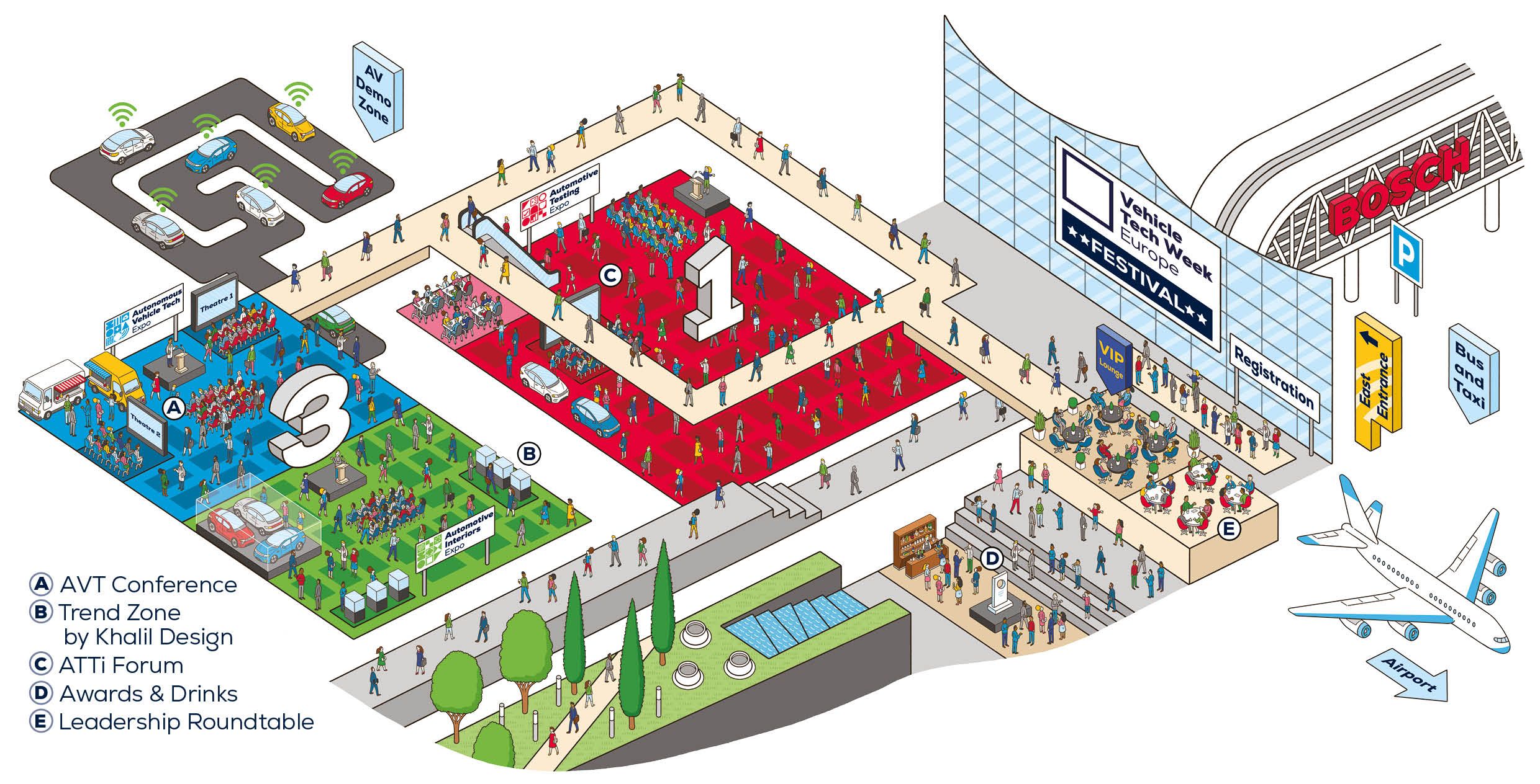 Hall plan - Stuttgart