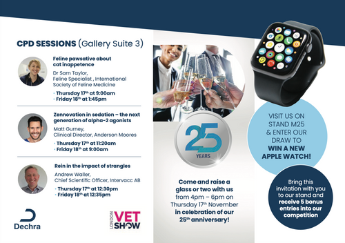 Dechra hosting exclusive CPD sessions at LVS