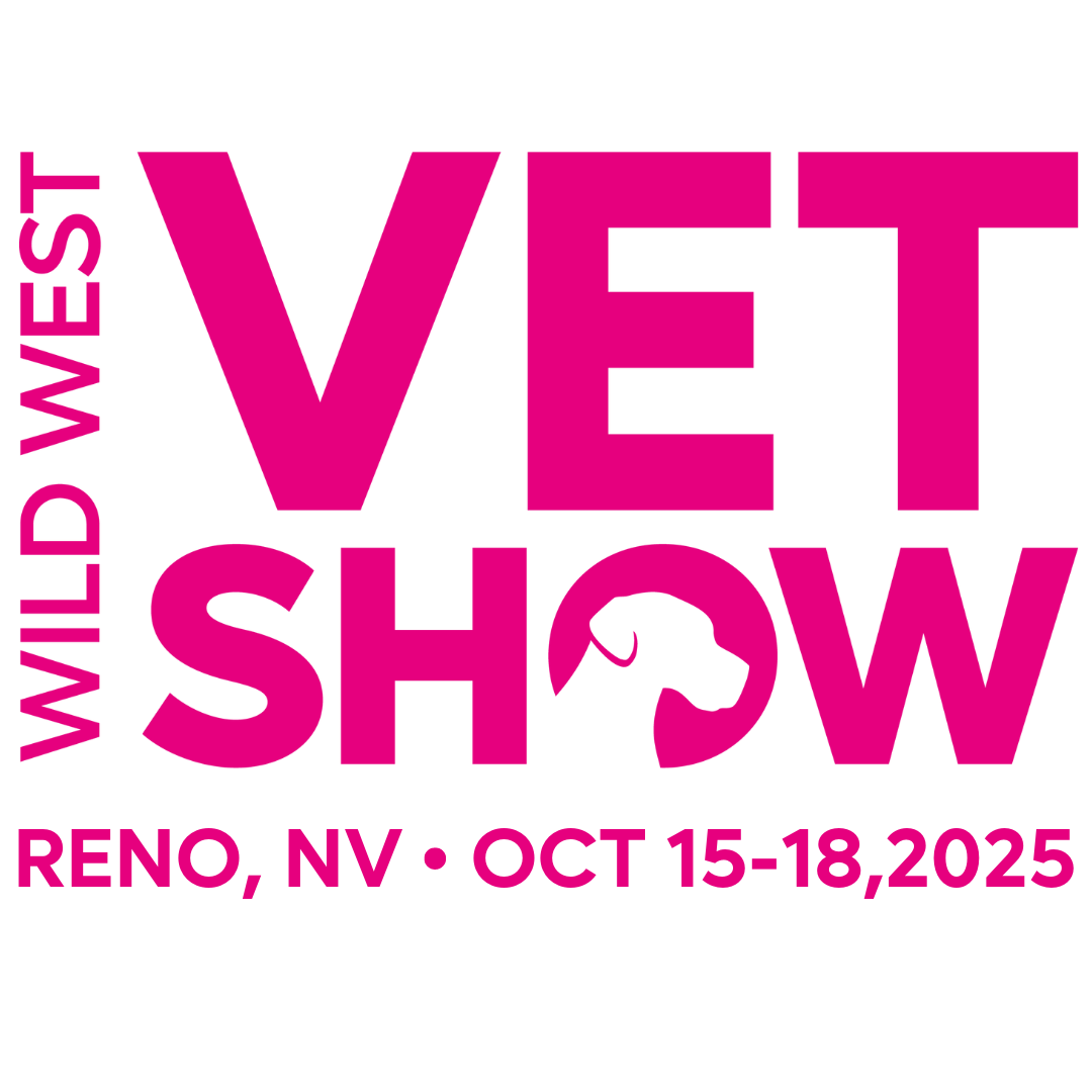 Wild West Vet pink logo with dates
