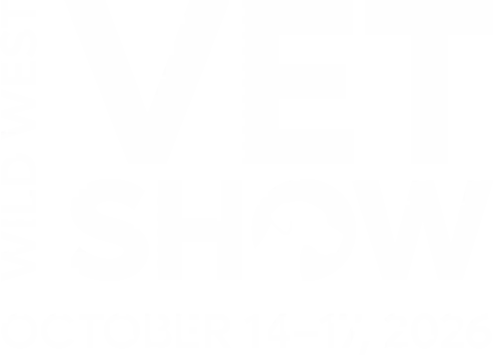Wild West Vet Logo White Dates