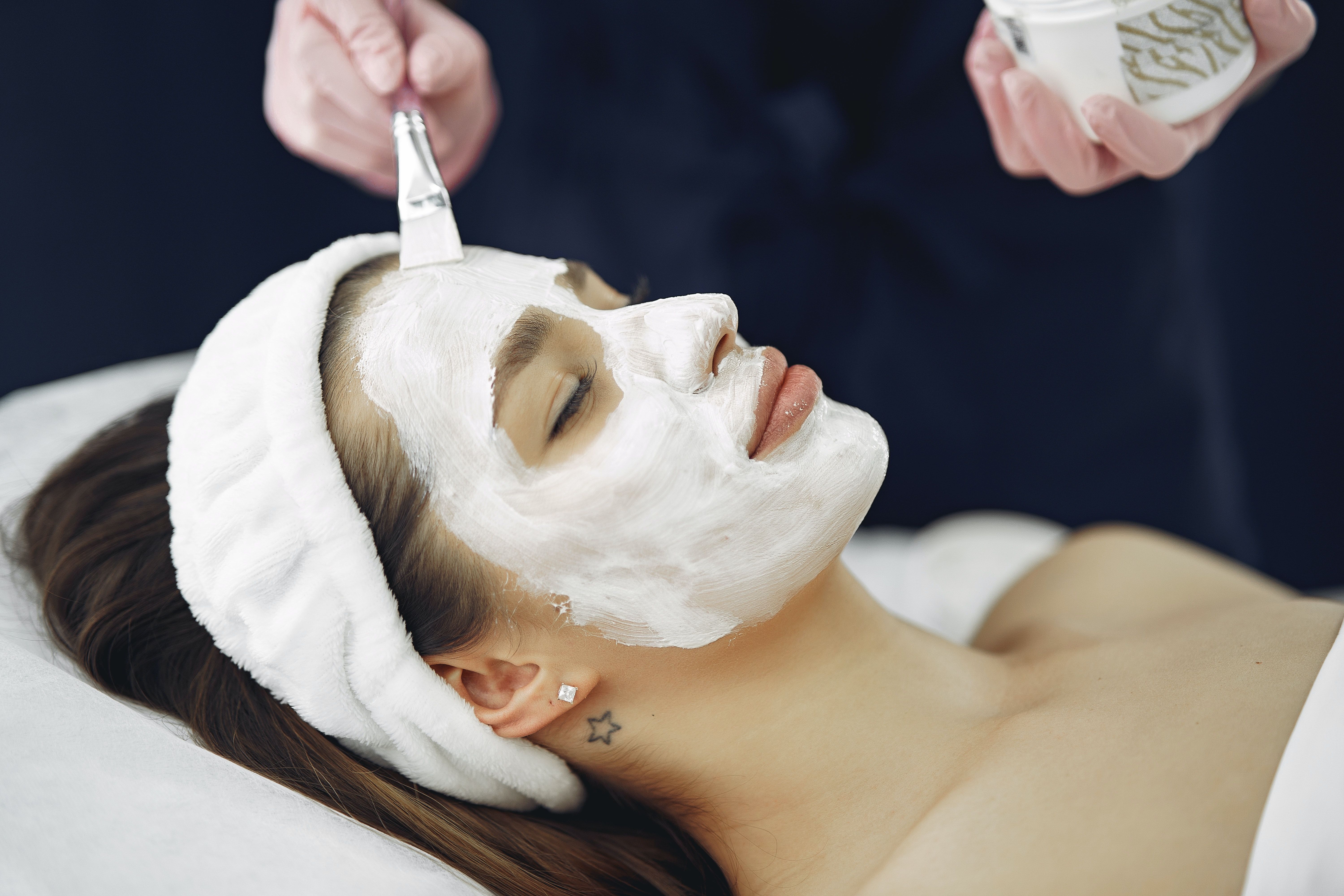 Girl at the spa