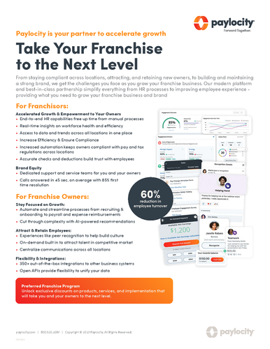 Franchisors & Paylocity