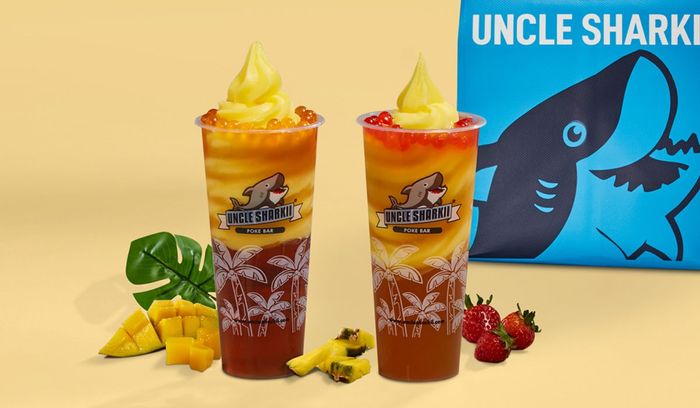 Uncle Sharkii Poke Bar Partners with DOLE SOFT SERVE to Launch Sharkii Tea Float Just in Time for Summer!