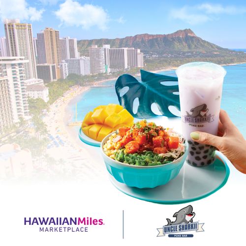 Uncle Sharkii Poke Bar Announces Partnership with Hawaiian Airlines