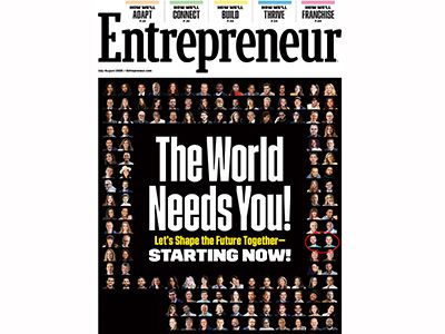 Featured in the Cover of Entrepreneur Magazine
