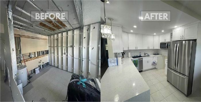 Remodeling Before & After