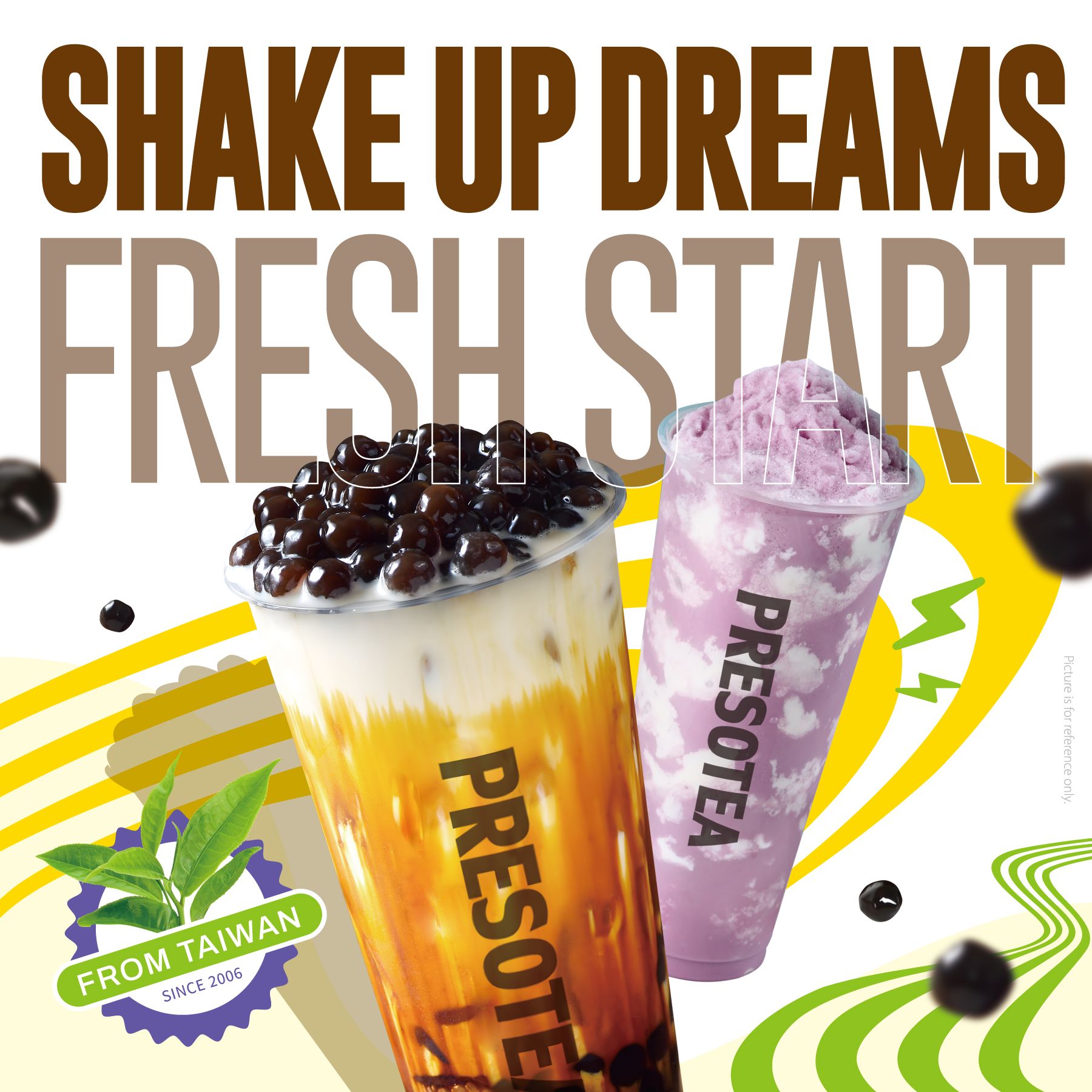Presotea - A leading bubble tea brand from Taiwan