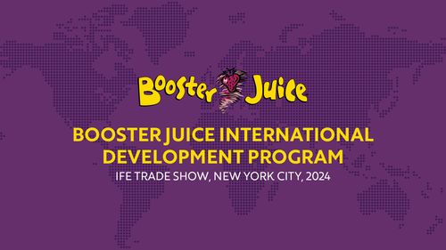 Booster Juice International Developement Program