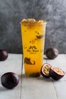 滿杯黃鑽百香 (Passion Fruit Green Tea w/ Boba & Coconut Jelly)