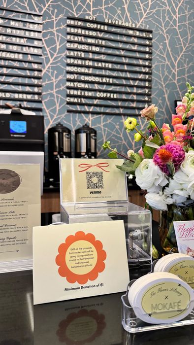 The Flower Library X MOKAFÉ Pop-Up Event